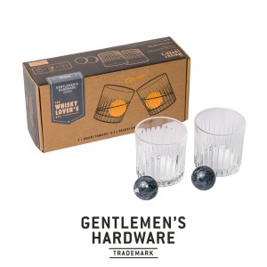 GEN646 Cocktail Tumbler and Whiskey Stones Set